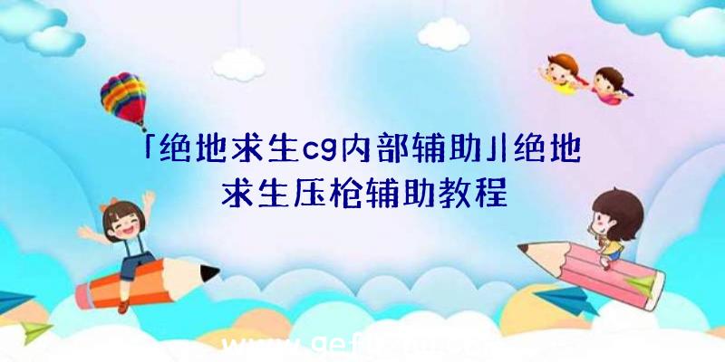 「绝地求生cg内部辅助」|绝地求生压枪辅助教程